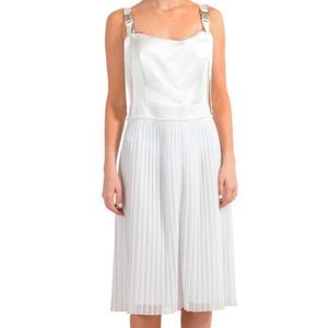 HUGO BOSS White Midi Dress